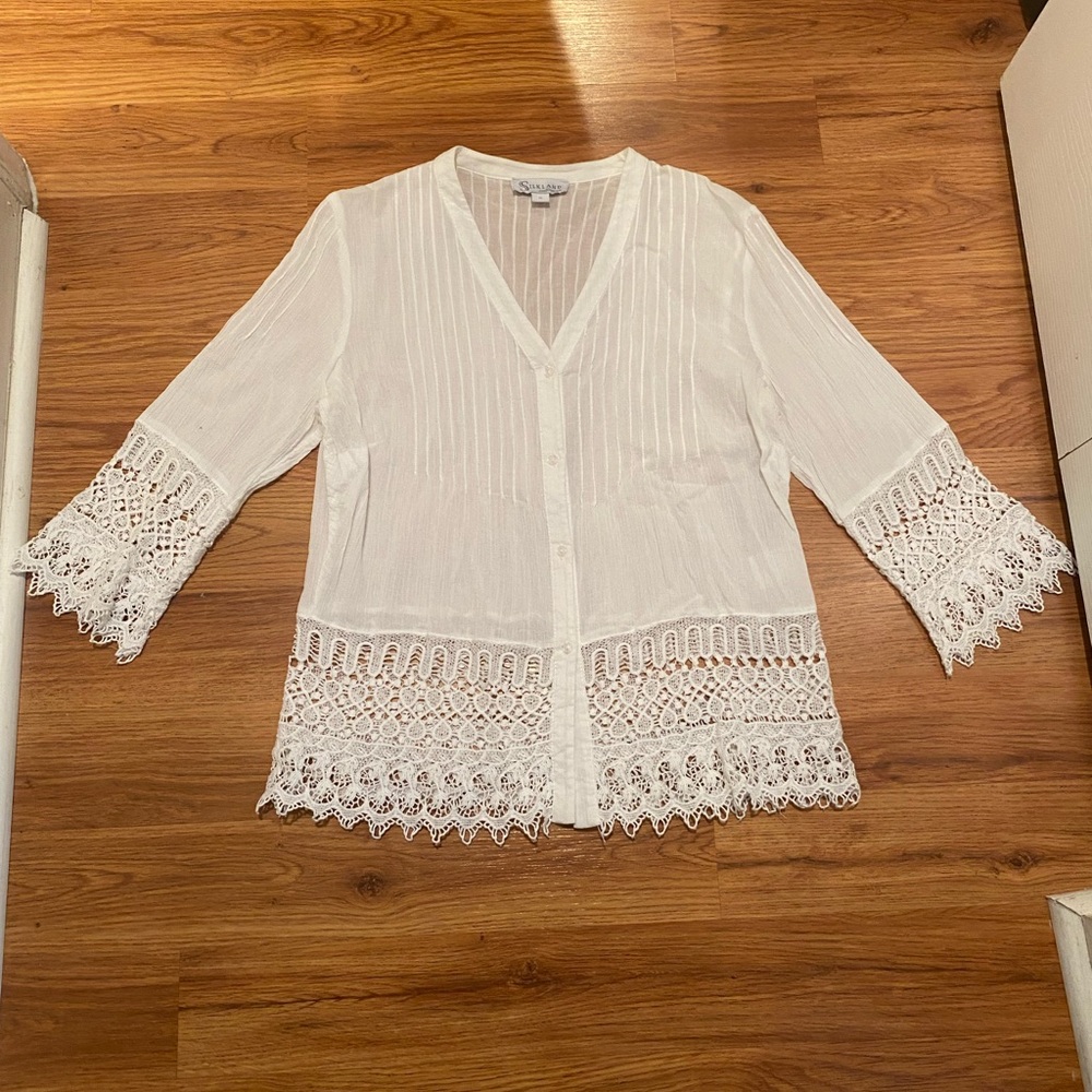White Lace Top